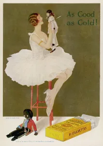 Cigs: Advert for Gold flake cigarettes 1930