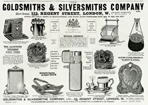 Clasp: Advert for Goldsmiths & Silversmiths Edwardian items 1901
