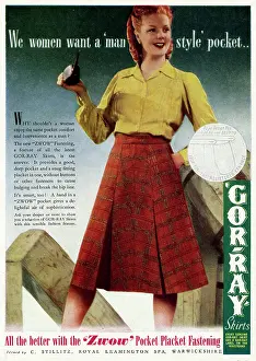 Zwow: Advert for Gor-ray Koneray pocket skirts 1943