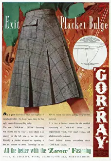 Flaps: Advert for Gor-ray Koneray pocket skirts 1943