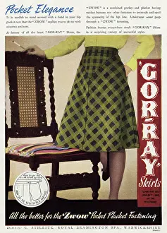 Zwow: Advert for Gor-ray Koneray pocket skirts 1943