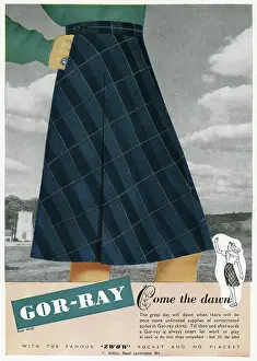 Zwow: Advert for Gor-ray Koneray pocket skirts 1945