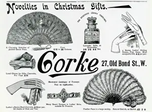 Bottles: Advert for Gorke women's accessories 1898