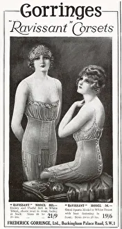 Elastic: Advert for Gorringes lingerie 1921