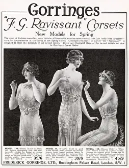 Elastic: Advert for Gorringes - lingerie 1922