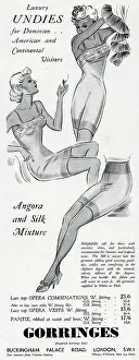 Gorringes: Advert for Gorringes Luxury undies 1937