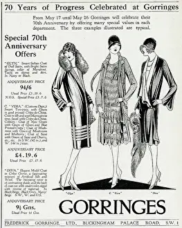 Gorringes: Advert for Gorringes women's clothing 1928