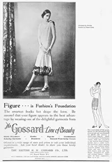 Gossard: Advert for Gossard under garments, London, 1925