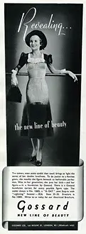 Gossard: Advert for Gossard underwear 1937