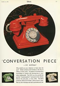 G.p.o: Advert for G.P.O telephone 1934