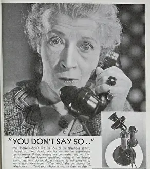 Gossiping: Advert for GPO Telephone Service