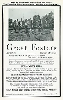 Jul23: Advertisement for Great Fosters