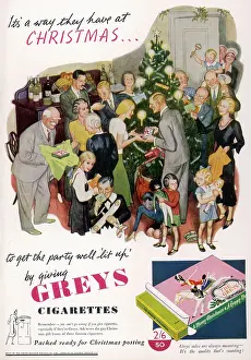 Cigs: ADVERT/GREYS CIGS 1938