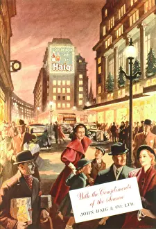 Hoarding: Advertisement for Haig Whisky