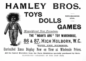Racist: Advertisement for Hamleys toy store