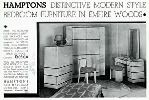 Wardrobe: Advert for Hamptons bedroom suite 1935