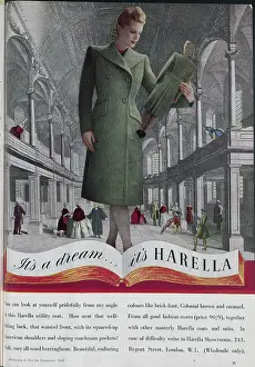Woolen: Advert for Harella Coats