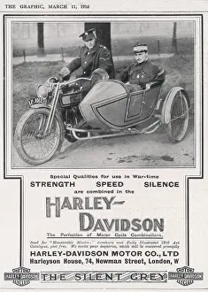 Virtues: Advert for Harley-Davidson 1916