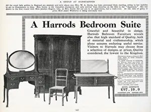 Iln - Consolidated Archive Holdings Ltd: Advertisement for a Harrods Bedroom Suite