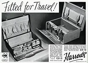 Harrods: Advert for Harrods dressing case 1935