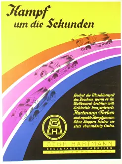Inks: Advertisement for Hartmann Druckfarben