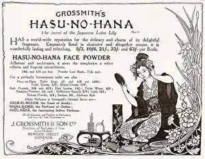 Fragrance: Advert for Hasu-No-Hana - Perfume 1920
