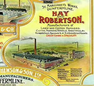 Advert, Hay and Robertson, Dunfermline, Scotland