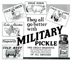 Pork: Advert, Hayward's Military Pickle