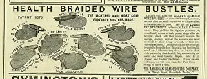 Bustle: Advert, Health Braided Wire Bustles
