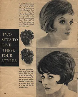Bouffant: Advert for Helena Rubenstein hair rollers