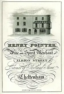 1826: Advert, Henry Pointer, Wine and Spirit Merchant