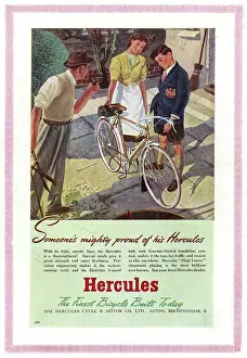 Topiary: Advertisement for Hercules Bicycles