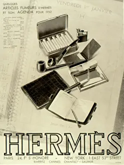 Diary: Advertisement for Hermes tobacco products