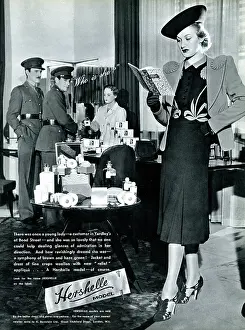 Yardley: Advert for Hershelle clothing 1940