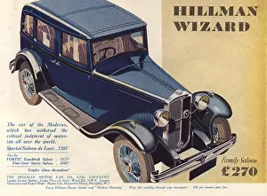 Fanzine: Advert for Hillman Wizard in Punch magazine