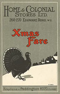 Edgware: Advertisement for Home & Colonial Stores Ltd