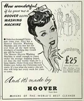 Housework: Advert, Hoover Electric Washing Machine