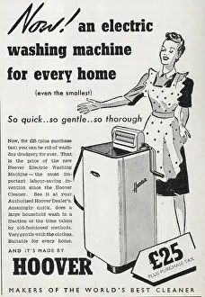 Chores: Advert, Hoover Electric Washing Machine