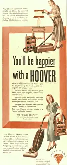 Cleaner: Advertisement for the Hoover vacuum cleaner