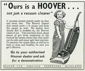 Housework: Advert, Ours is a Hoover Vacuum Cleaner