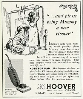 Bring: Advert, Hoover vacuum cleaner