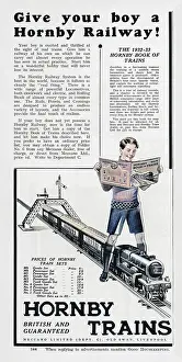 Hornby: AD FOR HORNBY TRAINS