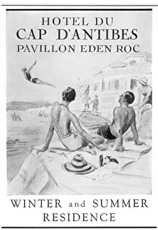Sunbathers: Advertisement for Hotel du Cap D'Antibes