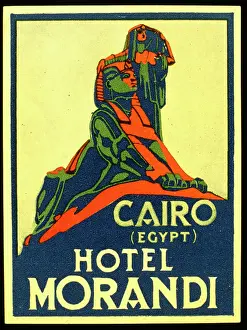 Egyptomania: Advertisement for Hotel Morandi, Cairo, Egypt