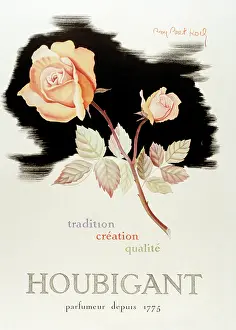 Delicate: Advertisement for Houbigant perfume