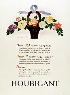 Woven: Advertisement for Houbigant perfumes