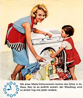 Technic: advertising, household, Miele washing machine