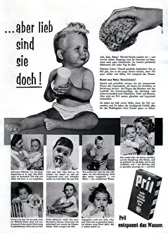Dishwashing: advertising, household, Pril Dishwashing liquid