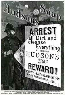 Hudsons: Advert for Hudson's Soap 1888