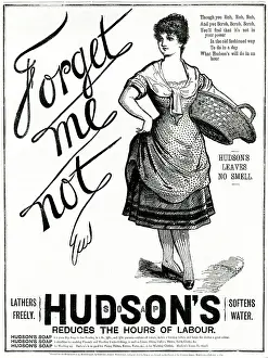Hudsons: Advert for Hudson's Soap 1890
